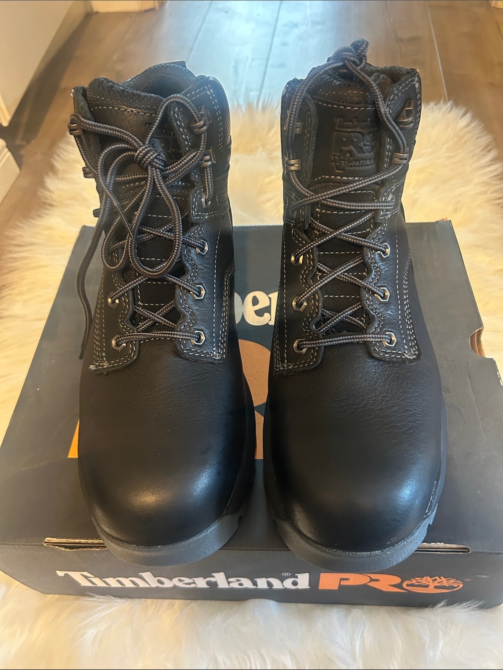 New in box Men’s Timberland PRO® 6" TiTAN EV Waterproof Composite Toe Black 11.5